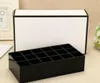 Classic Highgrade Acrylic 18 grid Storage Box Cosmetic Multifunctional Storage Box Lip gloss display stand with gift packing7442470