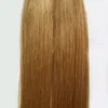 Tape i mänskliga hårförlängningar 100g Real Remy Human Hair 2.5g per bit tejp i blond sömlösa hud väftband hårförlängningar