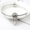 20 PÇS Dreamcatcher Cute Alloy Beads Charms Para Pandora DIY Jóias Pulseiras Europeias Bangles Mulheres Meninas Dream Catcher Presentes B008