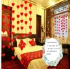 2.7m Fashion Love Heart Rideau Drapeau Décoration Valentine Jour Mariage Partie de mariage non tissé Garland 6zsh282