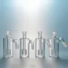 Clear Barrel Percolator Perc Glass Bottle Smoking Accessories Ash Catchers Ashcatch For Dab Rigs Bongs 14.5mm 18.8mm Ash Catcher ASH-P405-408