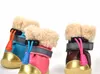 HOT Pet Small Dog Winter Shoes Autumn Winter 4pcs/set Dog's Boots Anti Slip Waterproof Cotton Super Warm XS-XL ChiHuaHua