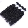 Brazilian Bundles Water Wave Human Hair Weave Natural Color 4pcslot Wet and Wavy Hair Extensions7151592