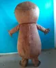 2018 Discount factory sale a brown mole mascot costume with a glasses for adult to wear