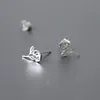 Everfast Neue Ankunft Liebe Rose Blume Ohrring Minimalistischen Edelstahl Ohrstecker Mode Ohr Schmuck Für Frauen Mädchen T104