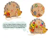 Jouets éducatifs en bois pour enfants, 82 pièces, perles de fruits hérisson, jouet éducatif Montessori Oyuncak