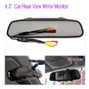 43quot TFT Screen LCD Car Rearview Mirror Monitor For Car DVR Rear View Camera7362301