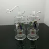 Four point claw fish filter glass water bottle Glass bongs Oil Burner Glass Water Pipe Oil Rigs Smoking Rigs Free