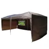Freies Verschiffen Großverkauf 3 x 6m zwei Windows-praktisches wasserdichtes faltendes Zelt-dunkles Kaffee-Campingzelt im Freien