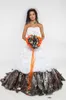 Prinsessan Sweetheart Lace Camo A-Line Bröllopsklänningar Beading Sequins Real Tree Camouflage Bridal Gowns Bandage Tillbaka Custom Plus Storlek Land