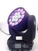 4 pieces with flightcase Disco DJ Light Ring Controle Zoom Wash Beam Hybrid Multichips 19x 12 Watt 4in1 rgbw LED Moving head