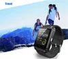Bluetooth U8 Smartwatch Bilek Saatler Dokunmatik Ekran Samsung Android Telefon için Uyku Monitör Akıllı İzle Perakende Paketi Ile