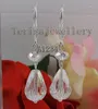 Factory Wholesale A1234#Girl Woman's Earring White Crystal Jewellery Wedding Earring Free Shipping