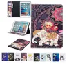 Gullig Elephant Owl Butterfly Flip Stand PU Läder Skydd till iPad 9.7 Air1 Air2 mini123 4 Pro11 10.2 10.5