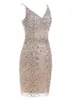 2019 New Luxury Short Prom Dresses MermaidSpaghetti Beading Crystal Mini Prom Party Dress Champagne Real Custom Made Formi3424923