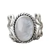 2018 New Arrival 1PC Boho Jewelry Silver Natural Moonstone Personalized Ring Gift Amazing hot sale Mar 20