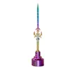 Titanium Nail Wax Carving Tool Purple Titanium Sword Shape Dabber with Titanium Carb Cap4217559