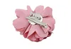 Camellia Rose Flower Hair Clips Satin Silk Chiffon Flowers Hair Clip Brooch Fast Ship With Free Shipping TO528