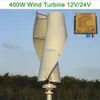New Arrival Maglev Generator turbiny wiatrowej 400W 12V24V48V Axis pionowy generator wiatru z 12V 24V MPPT Controller