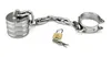 Chastity Devices Stainless Steel 28oz Ball Stretcher Locking Heavy Metal Pendant Ring Chastity #R45