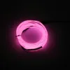 2m/3m/5M 3V Flexible Neon Light Glow EL Wire Rope tape Cable Strip LED Neon Lights Shoes Clothing Car decorative ribbon lamp