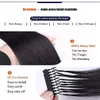 Dostępny kolor Dostępny kolor 6D Human Hair Extensons 9a Czarna blondynka Brown Ombre Podświetlanie 100 STRANDS 100 Gramet można zaprojektować Wit3962889