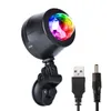 6 LED-strobe ljusbil DJ Ljusljud Aktiverad disco Ball Party Lights RGB Crystal Magic Ball Sound Control Effect Light