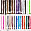 Synthetic Braiding Hairs Crochet Braids Hair Extensions one piece 82 inch Kanekalon Fiber braid 165g/piece pure color Jumbo Braid xpression