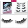 4 Pairs/Set Natural Eyelashes 3D False Eyelash Eye Makeup Long Thick Eyelash Extension 10 Styles Handmade Eye Lashes