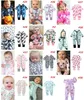Abbigliamento per bambini 2018 Pagliaccetti per neonato Primavera Autunno Moda Manica lunga Fiori in cotone Tuta stampata Abbigliamento per bambini 36 Disegni