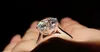 2016 Merk Ontwerp Handgemaakte Dames Solitaire Ring 4CT Diamond 925 Sterling Zilveren Engagement Bruiloft Band Ring Gift