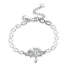 Offres quotidiennes 925 argent arbre de vie pendentif collier Fit 18 pouces O chaîne ou boucles d'oreilles Bracelet cheville pour femmes fille en gros