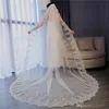 Berta 2020 Wedding Veils Ivory White Cathedral Length Designer Long Bridal Veils Lace Edge Wedding Accessories With Combs3032