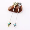 Opal Stone Arrow Piercing Industrial Barbell Body Jewelry Rostfritt stål Ear Bar Tragus Earring 20st For Women Men6453138