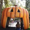 New designed building Halloween decoration scary Pumpkin archway entrance way for sale