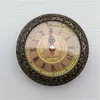 Pièces d'horloge à Quartz doré, diamètre 92mm, accessoires pour mécanisme d'horloge murale, horloge de bureau à monter soi-même, 2092012