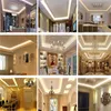 شريط إضاءة LED DC12V 5M 300 المصابيح SMD3528 5050 5630 شريط ثنائي ألوان أحادي شريط عالي الجودة أضواء تزيين منزلية مرنة