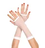 Nieuwe 1pair 70s 80s visnet handschoenen kant vingerloze lengte dames dans kostuum disco