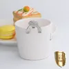 Gorący Sprzedam 304 Ze Stali Nierdzewnej Cartoon Pies Łyżki Kreatywny Lody Deser Cute Dog Coffee Spoon Kubek Wiszący łyżkę