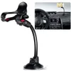 [UPDATE VERSION] Car Mount Long Arm Universal Windshield Dashboard Cell Phone Car Holder with Strong Suction Cup and X Clamp for iPhone 6/6s retail box