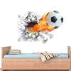 Futbol Topu Futbol Duvar Sticker Çıkartması Çocuk Odası Dekor Spor Boy Yatak Odası