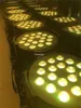 4 pieces 8 pieces led stage lighting disco light led party lights 18x15w 5 in1 dmx led par cans rgbwa