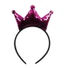 Sequin Crown Souris Oreilles Bandeaux Boutique Filles Adultes Fête D'anniversaire De Noël Bande De Cheveux De Bande Dessinée Cosplay Chapeaux Photographie Props cadeau