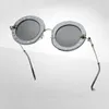Vidano Optical Luxury LageLuve Rapauomr Designer Sunglasses for Women Round Designer Glasses女性Brand9882468
