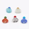 Colorful Carb Cap round ball dome for 4mm thick Quartz banger Nails Hookahs bong glass dab oil rigs