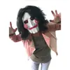 Hot New Movie Saw massacro Jigsaw Puppet Maschere In Lattice Creepy Regalo di Halloween maschera completa Spaventoso prop unisex party cosplay forniture2629612
