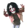 Sıcak yeni film testere katliam jigsaw kukla maskeleri lateks ürpertici cadılar bayramı hediye tam maske korkutucu pervane unisex parti cosplay malzemeleri2629612