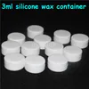 3ML NONCSICK SILICONE DABBER JAR JAR CONATINER FOR WAX BHO OIL BUTANE PIPE 8865521