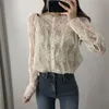 2018 Summer New Women Sexy Lace Blouse Flower Lace Tops Plus Size off shoulder blouse shirts