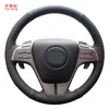 Yuji-Hong Suni Deri Araç Direksiyon Mazda 6 için Kılıf Kapakları 2009-2015 Yakınlaştırma-zoom El-dikişli Kapak